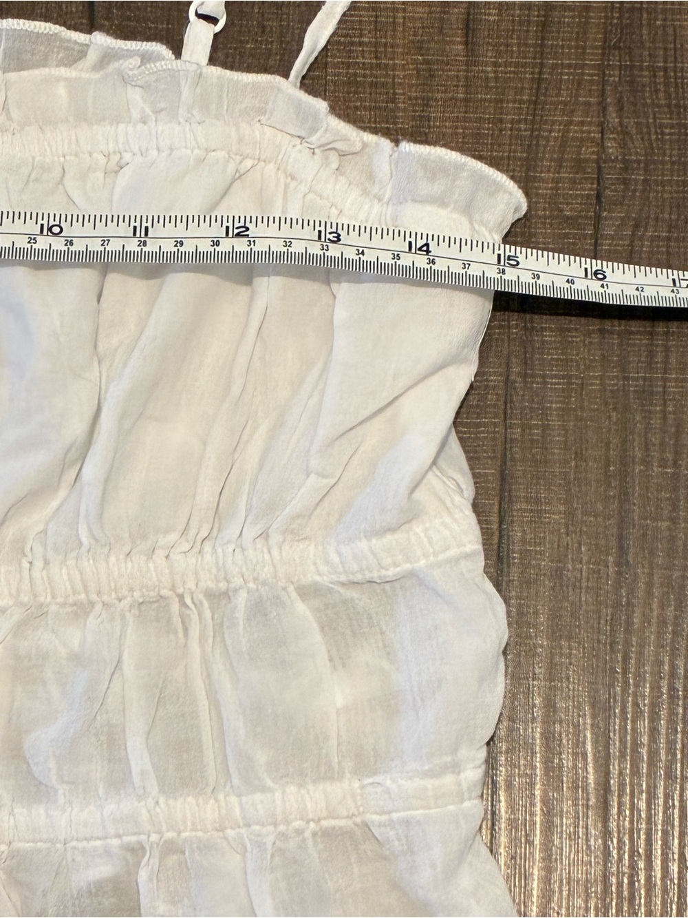 American Eagle Outfitters White Ruffle Tie-Front Camisole - Picture 5 of 6